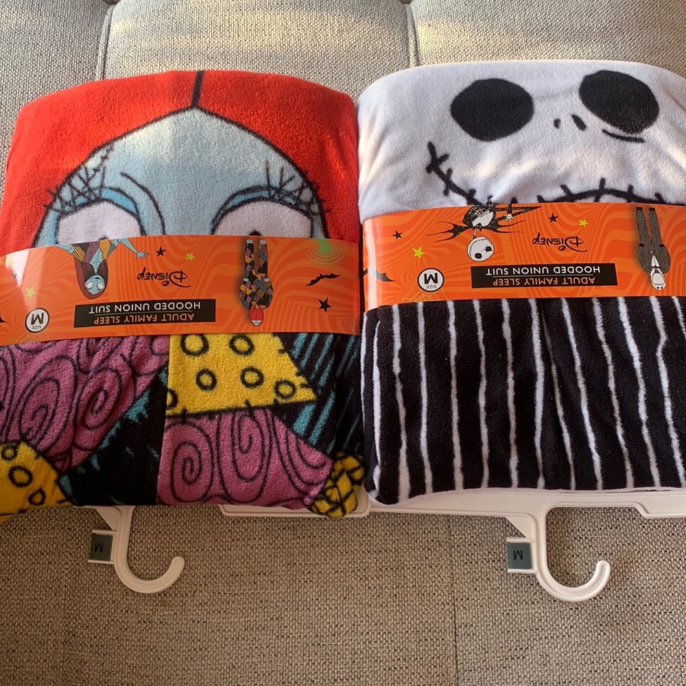 His and hers jack and sally onesies